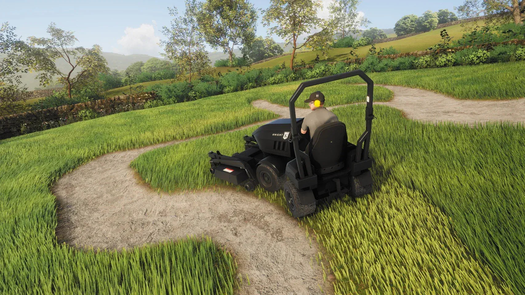 GameRaid Video Game Lawn Mowing Simulator Landmark Edition PS4