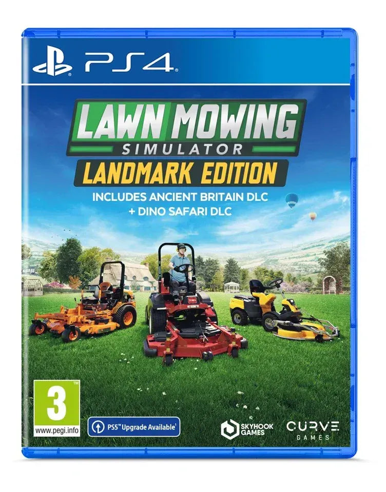 GameRaid Video Game Lawn Mowing Simulator Landmark Edition PS4