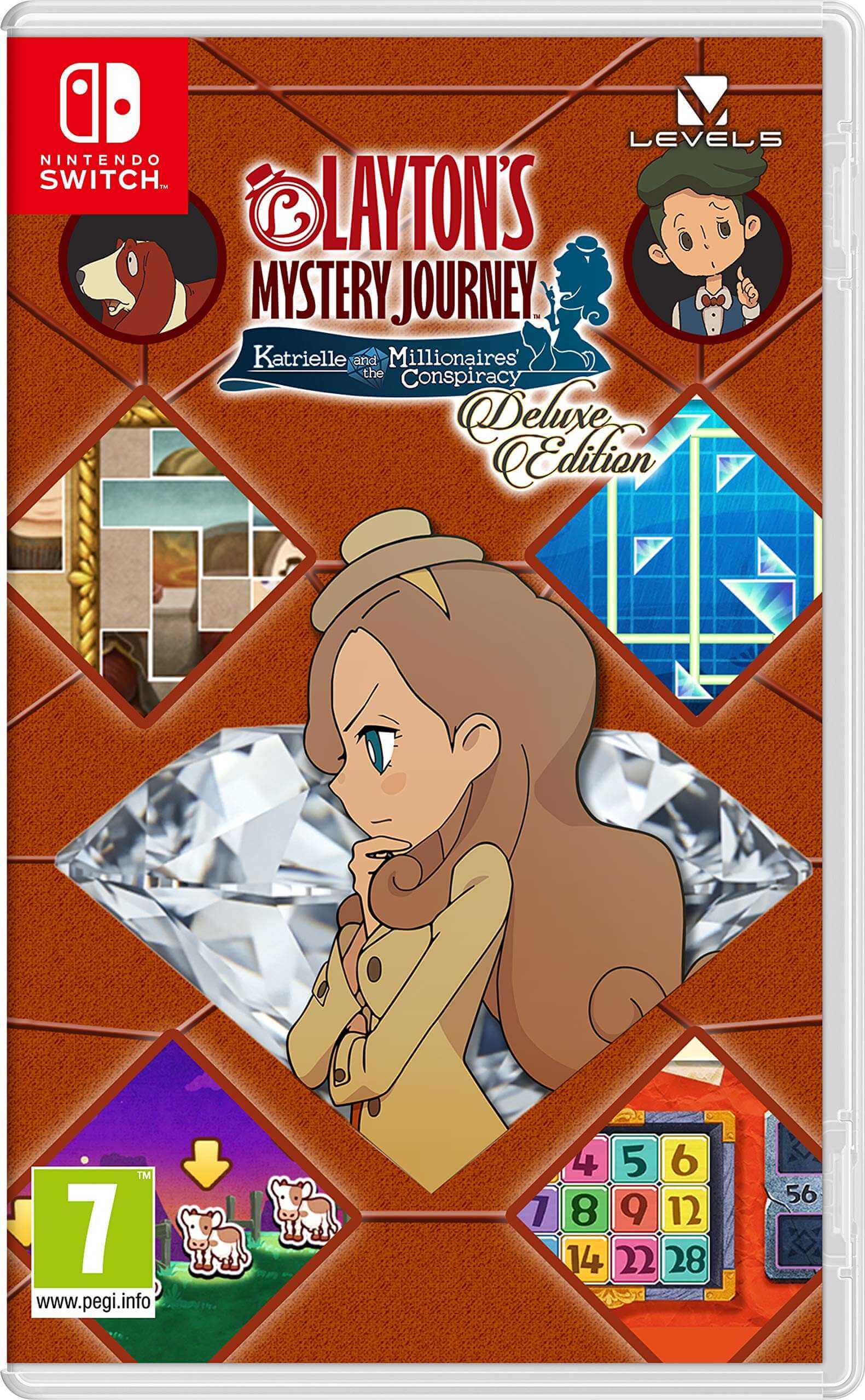 GameRaid Video Game Layton's Mystery Journey Katrielle and the Millionaries Conspiracy Deluxe Edition Nintendo Switch
