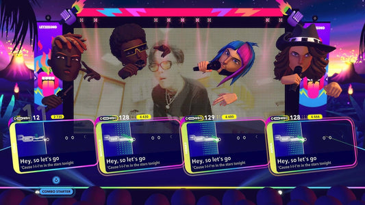 GameRaid Video Game Let's Sing 2024 + 2 Mics Bundle Nintendo Switch