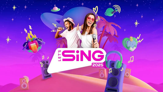 GameRaid Video Game Let's Sing 2025 + 2 Mic Bundle Pack Nintendo Switch