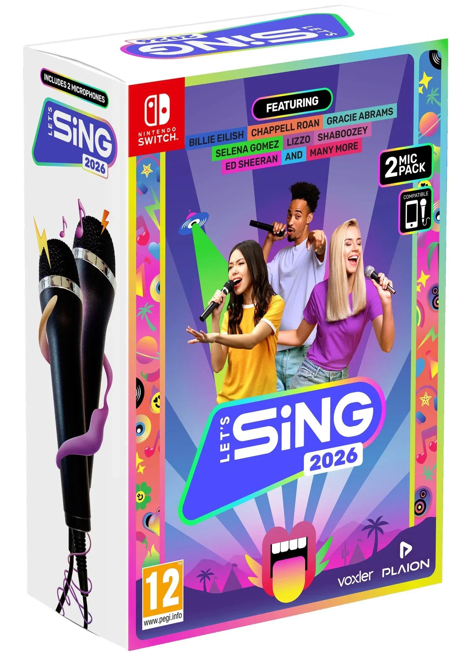 GameRaid Video Game Let’s Sing 2026 – 2-Mic Edition (Nintendo Switch) BOX DAMAGED