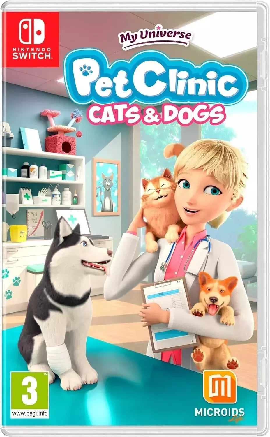 GameRaid Video Game My Universe Pet Clinic Cats & Dogs Nintendo Switch
