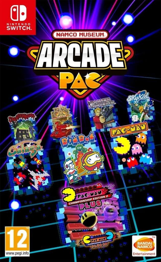 GameRaid Video Game Namco Museum Arcade Pac Nintendo Switch