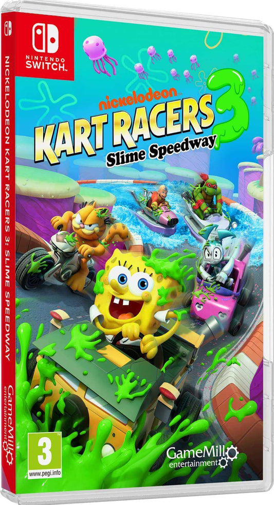 GameRaid Video Game Nickelodeon Kart Racers 3 Slime Speedway Nintendo Switch