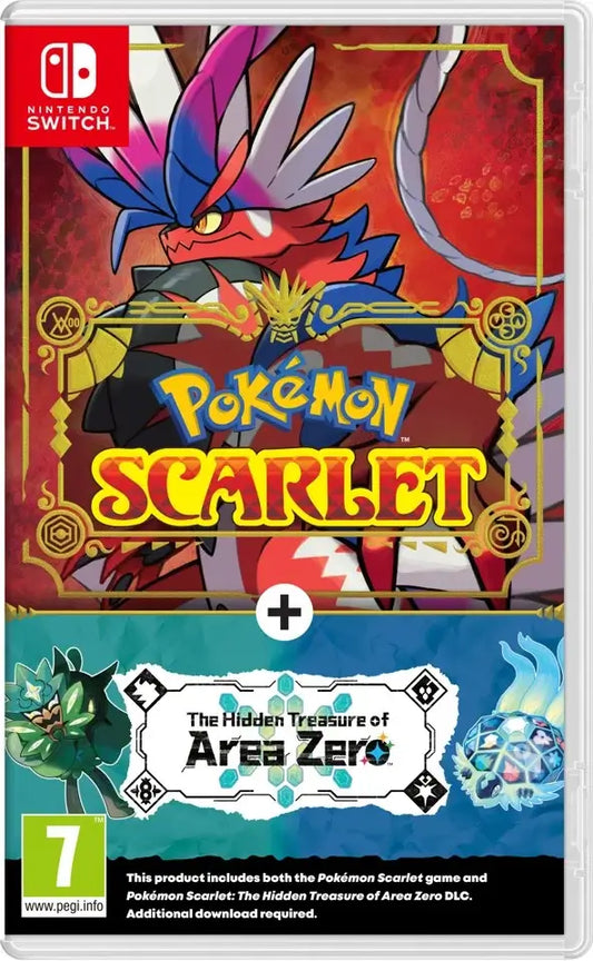 GameRaid Video Game Pokemon Scarlet + The Hidden Treasure of Area Zero Switch