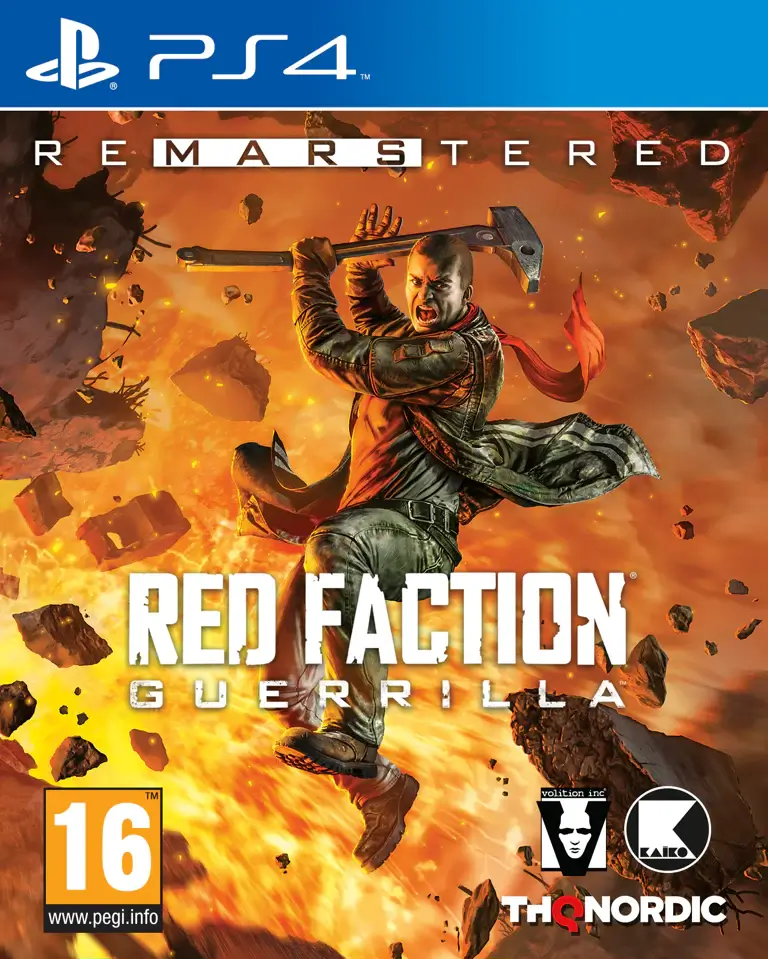 GameRaid Video Game Red Faction Guerrilla Remastered PS4