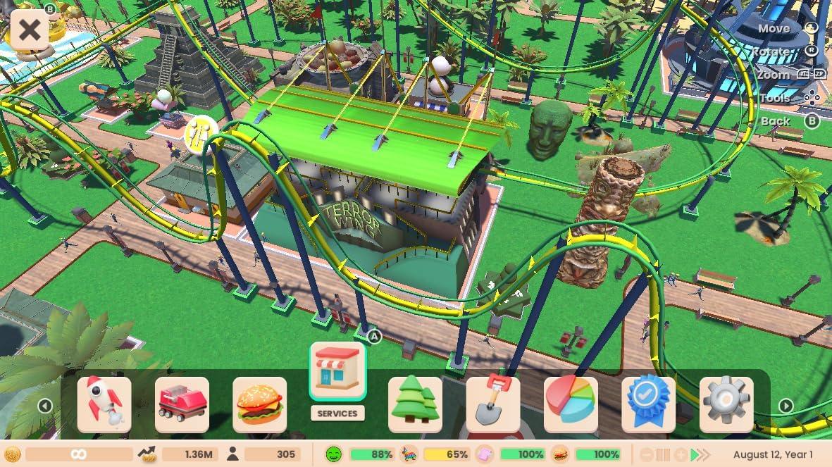 GameRaid Video Game RollerCoaster Tycoon Adventures Deluxe - PS5