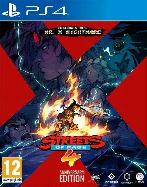 GameRaid Video Game Streets Of Rage 4 Anniversary Edition PS4