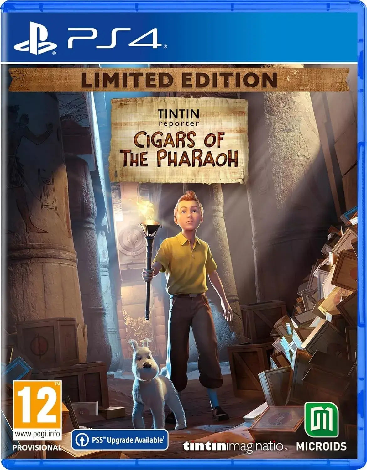 GameRaid Video Game Tintin Reporter Cigars of the Pharaoh - Limited Edition PS4