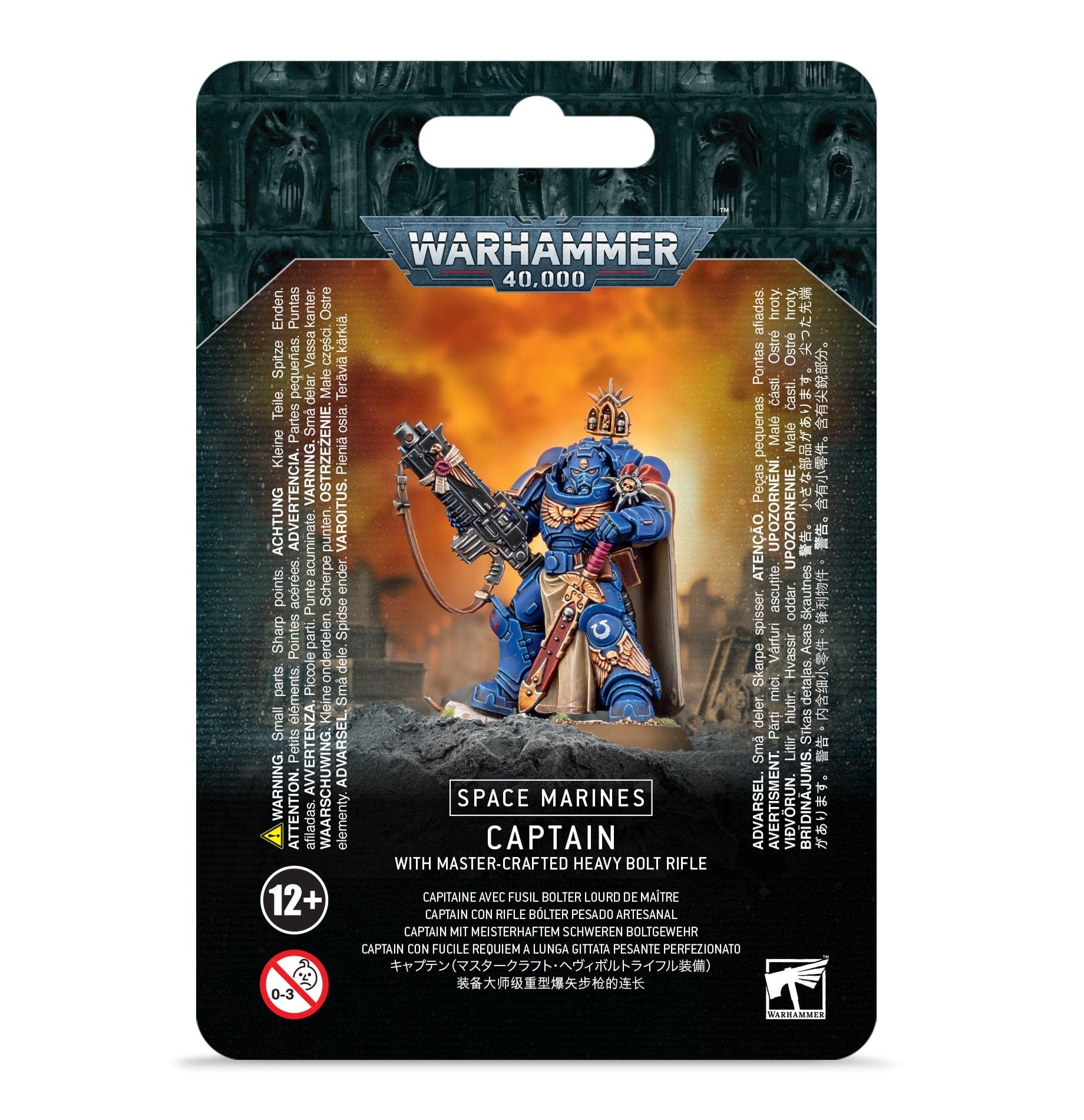 Space Marine SPACE MARINE CAPTAIN WITH MASTER-CRAFTED BOLT RIFLE 5011921138951