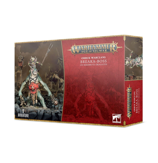 Orruks Warclans ORRUK WARCLANS: BREAKA-BOSS ON MIREBRUTE TROGGOTH 5011921154258