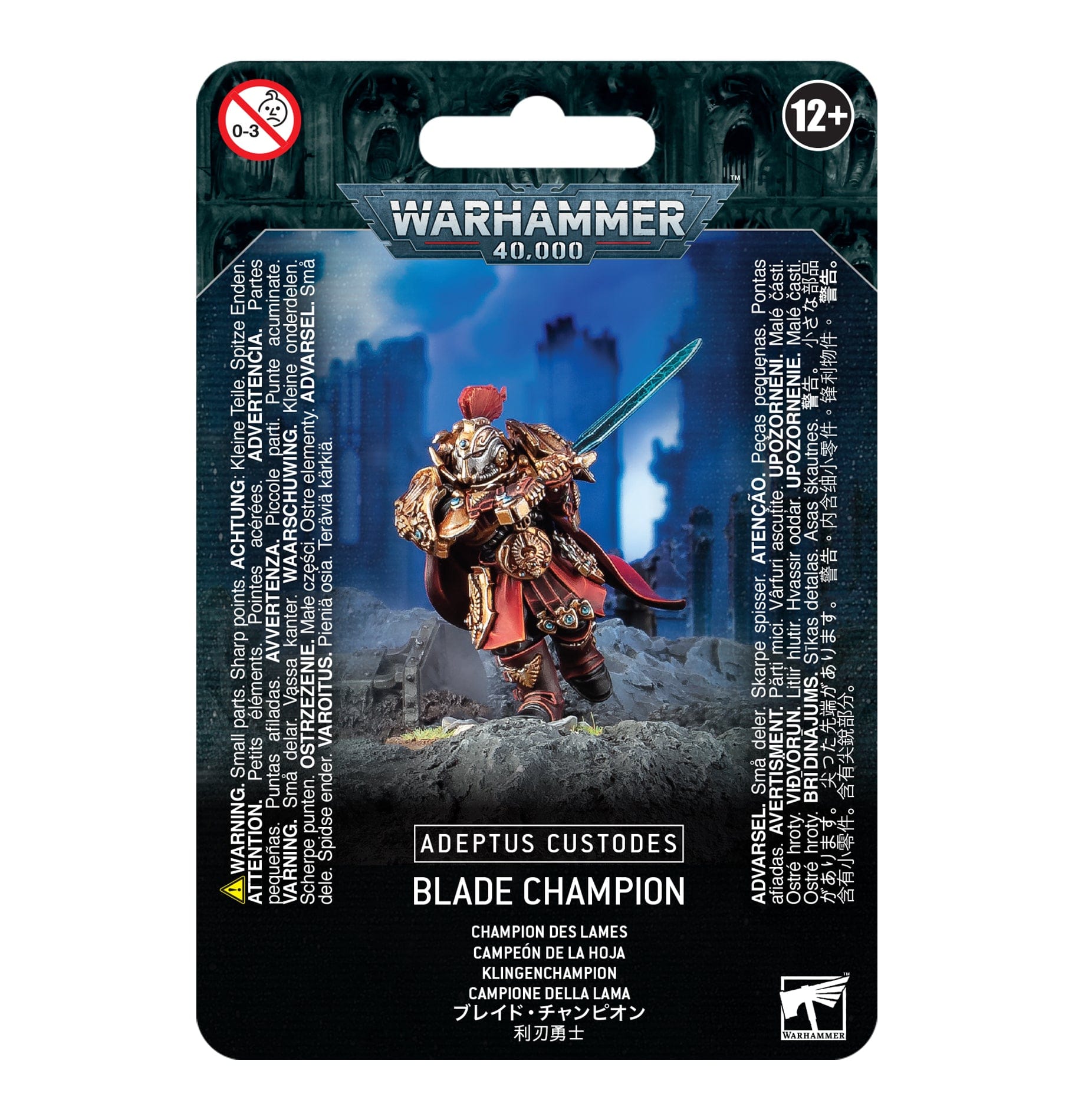 ADEPTUS CUSTODES ADEPTUS CUSTODES: BLADE CHAMPION 5011921163106