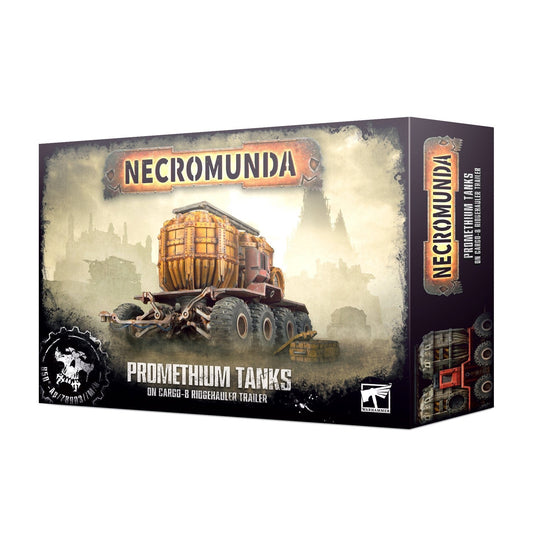 Necromunda NECROMUNDA: PROMETHIUM TANKS ON CARGO-8 TRAILER 5011921193622