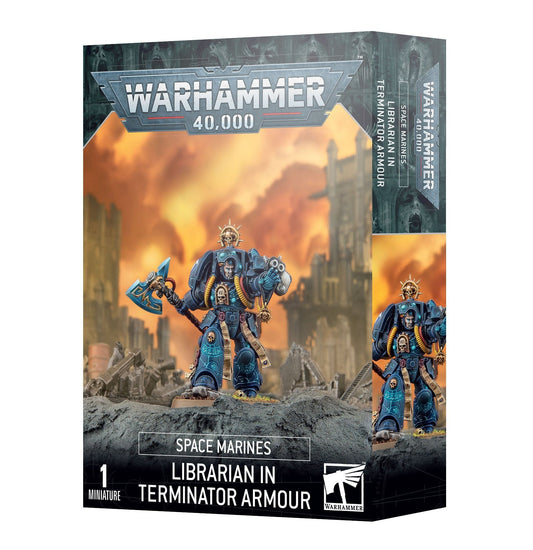 Space Marine SPACE MARINE LIBRARIAN IN TERMINATOR ARMOUR 5011921199501