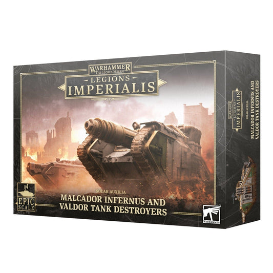 GW Models Legions Imperialis: Solar Auxilia Malcador / Infernus and Valdor Tank Destroyers 5011921204168