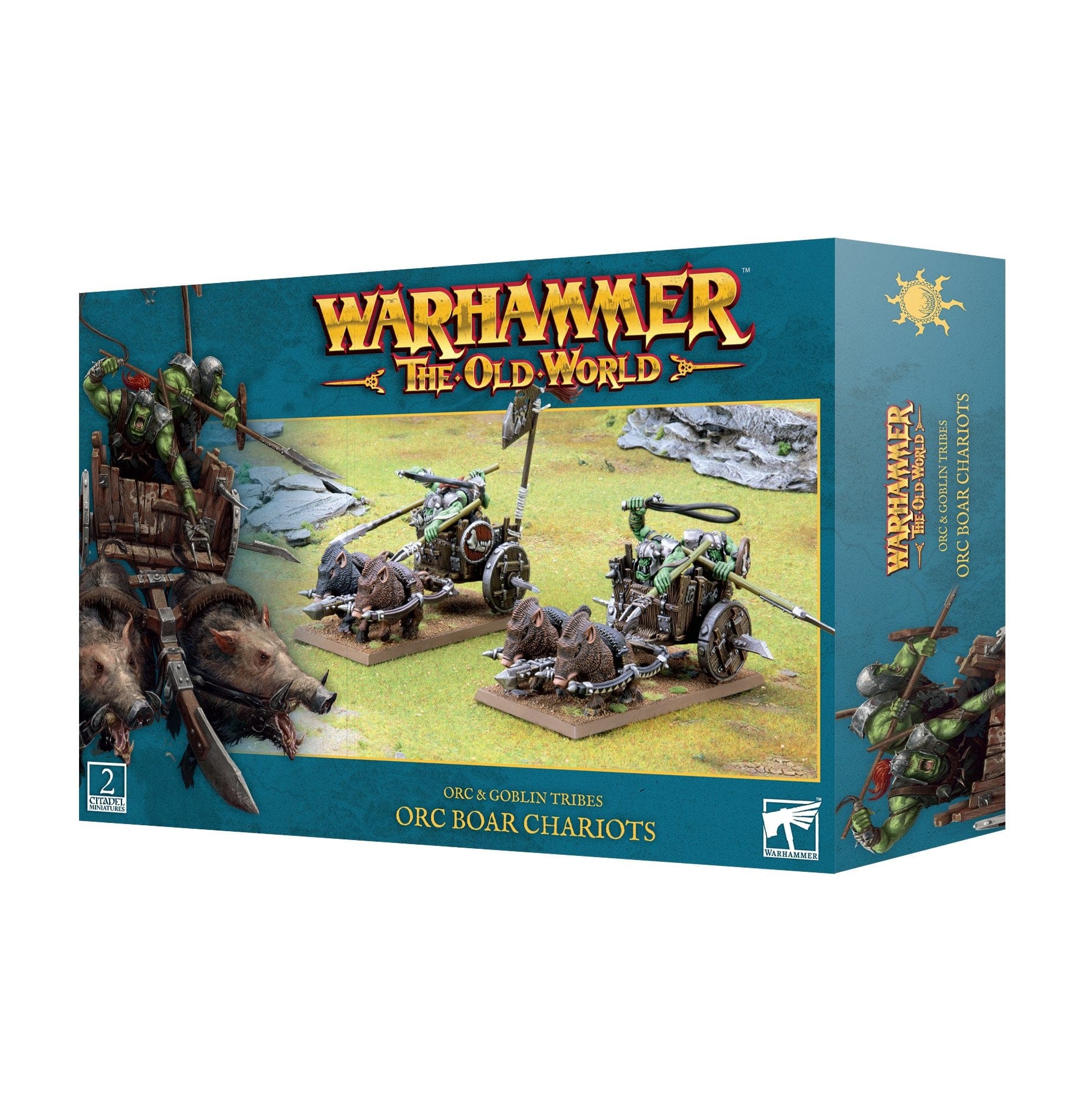 The Old World ORC & GOBLIN TRIBES: ORC BOAR CHARIOTS 5011921206308