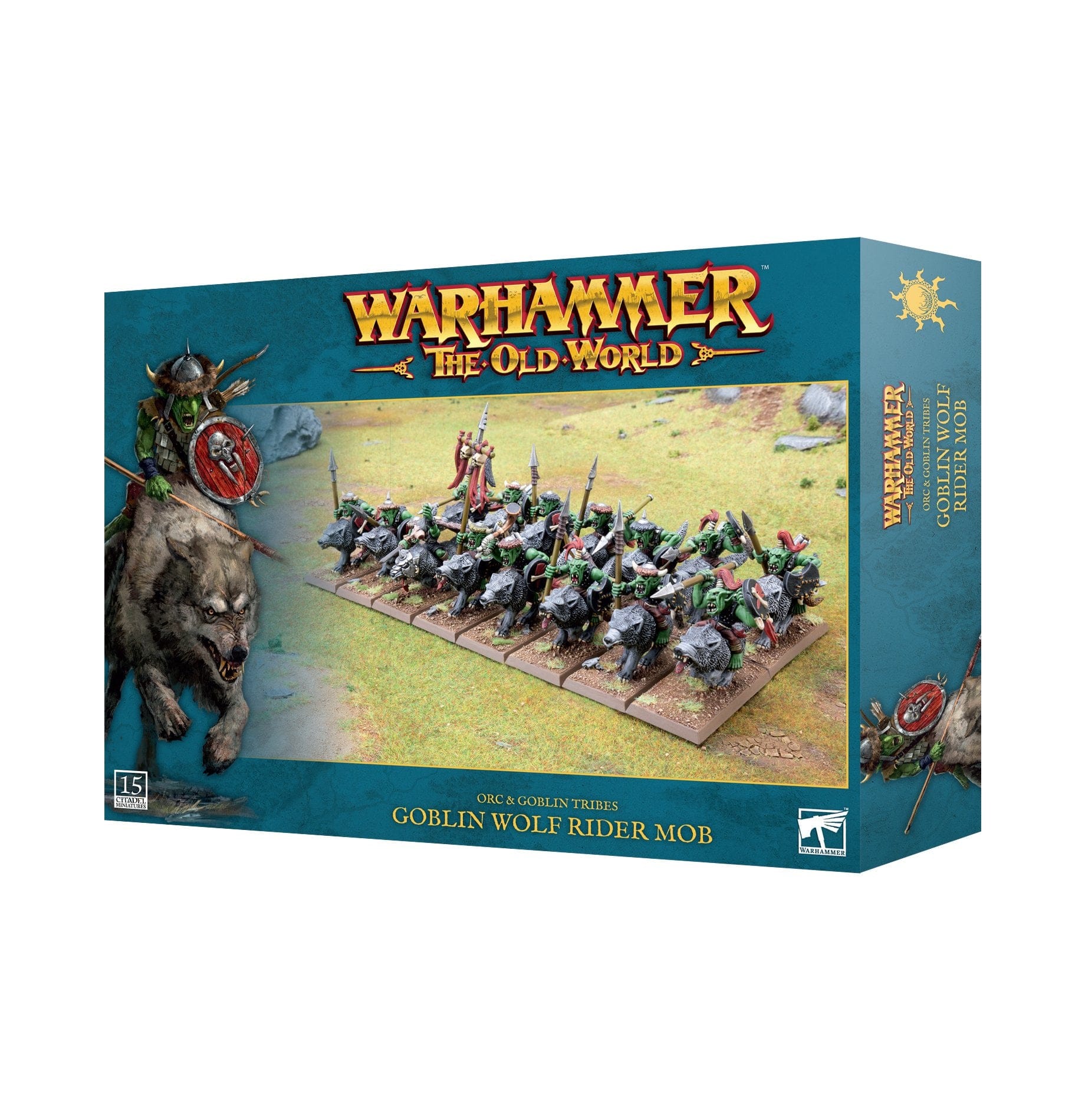 The Old World ORC & GOBLIN TRIBES: GOBLIN WOLF RIDER MOB 5011921206322