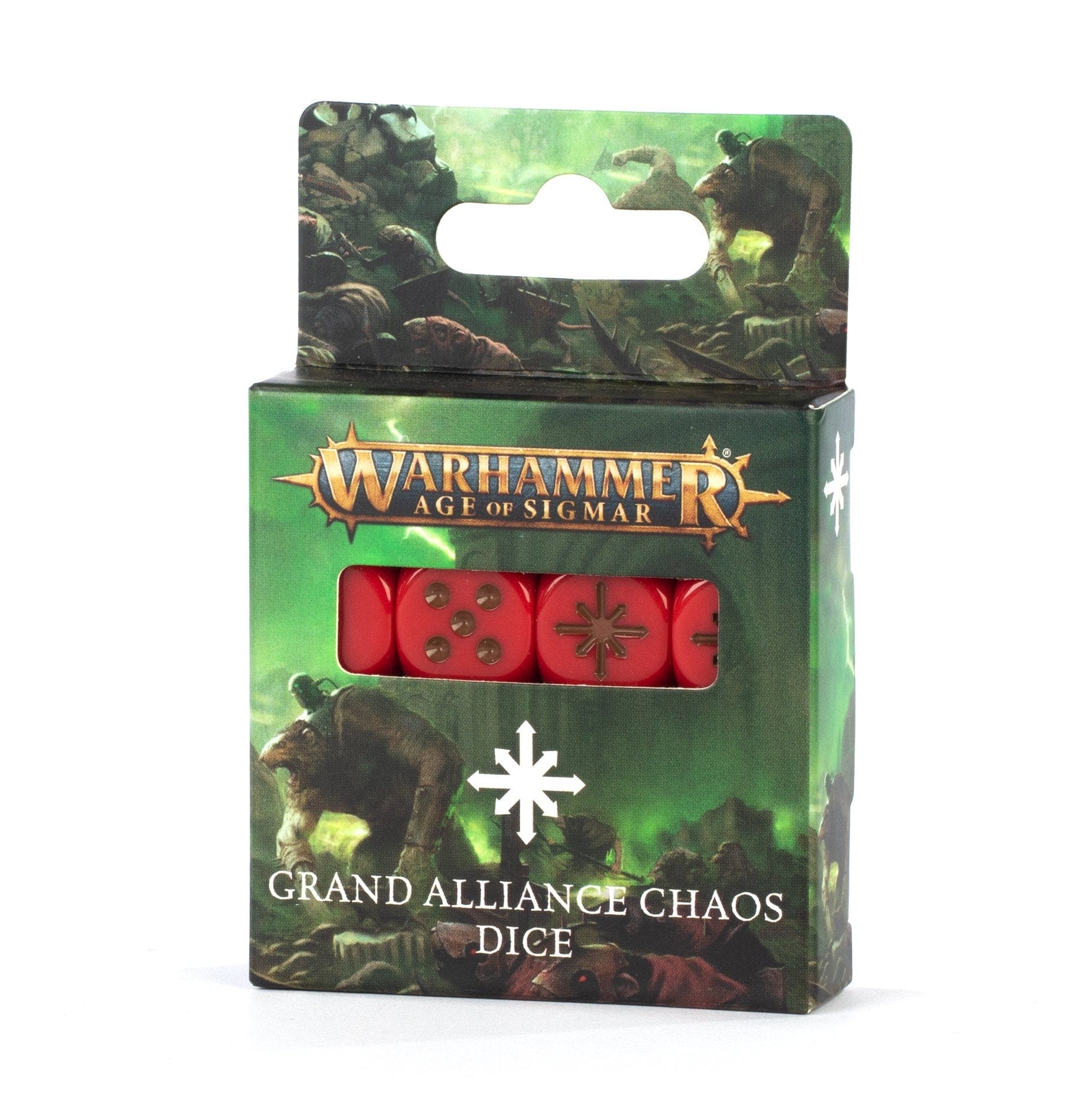 Rule Books AGE OF SIGMAR: GRAND ALLIANCE CHAOS DICE 5011921197071