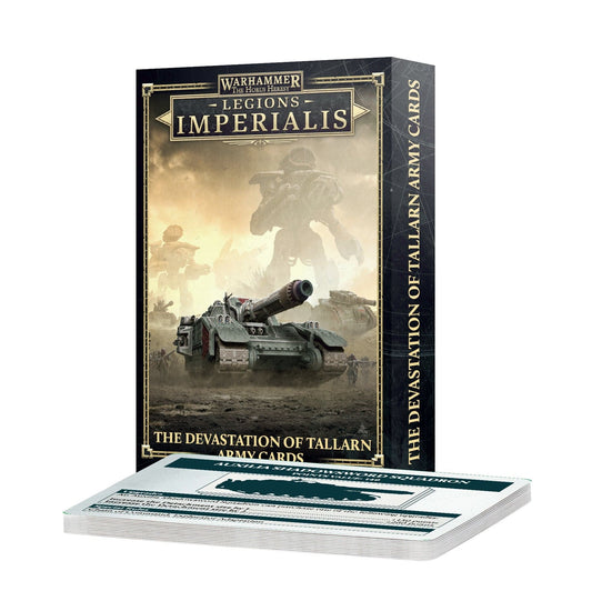 Wargame Accessories Legions Imperialis: Devastation of Tallarn Army Cards 5011921218592