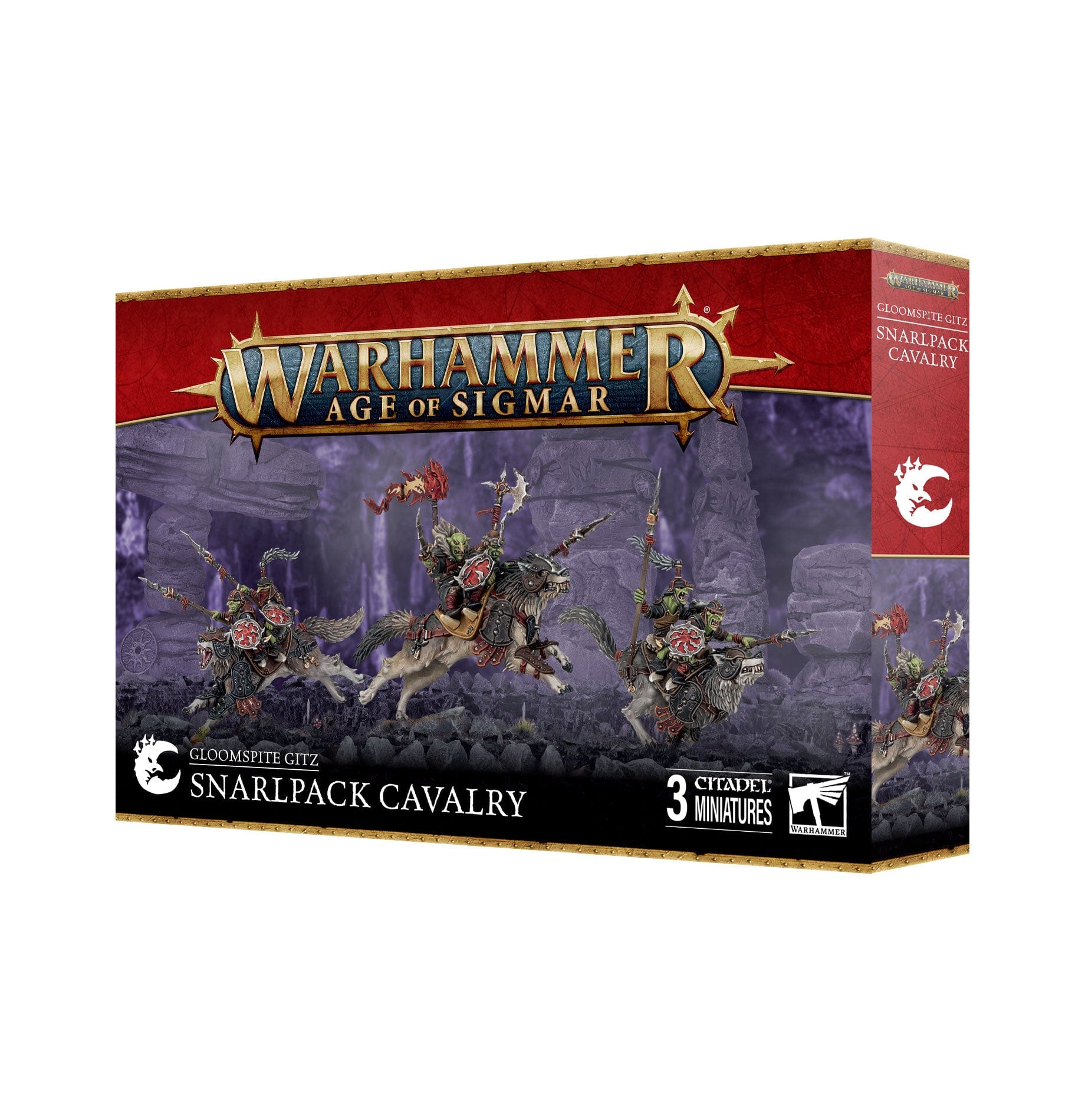 Gloomspite Gitz GLOOMSPITE GITZ: SNARLPACK CAVALRY 5011921225750
