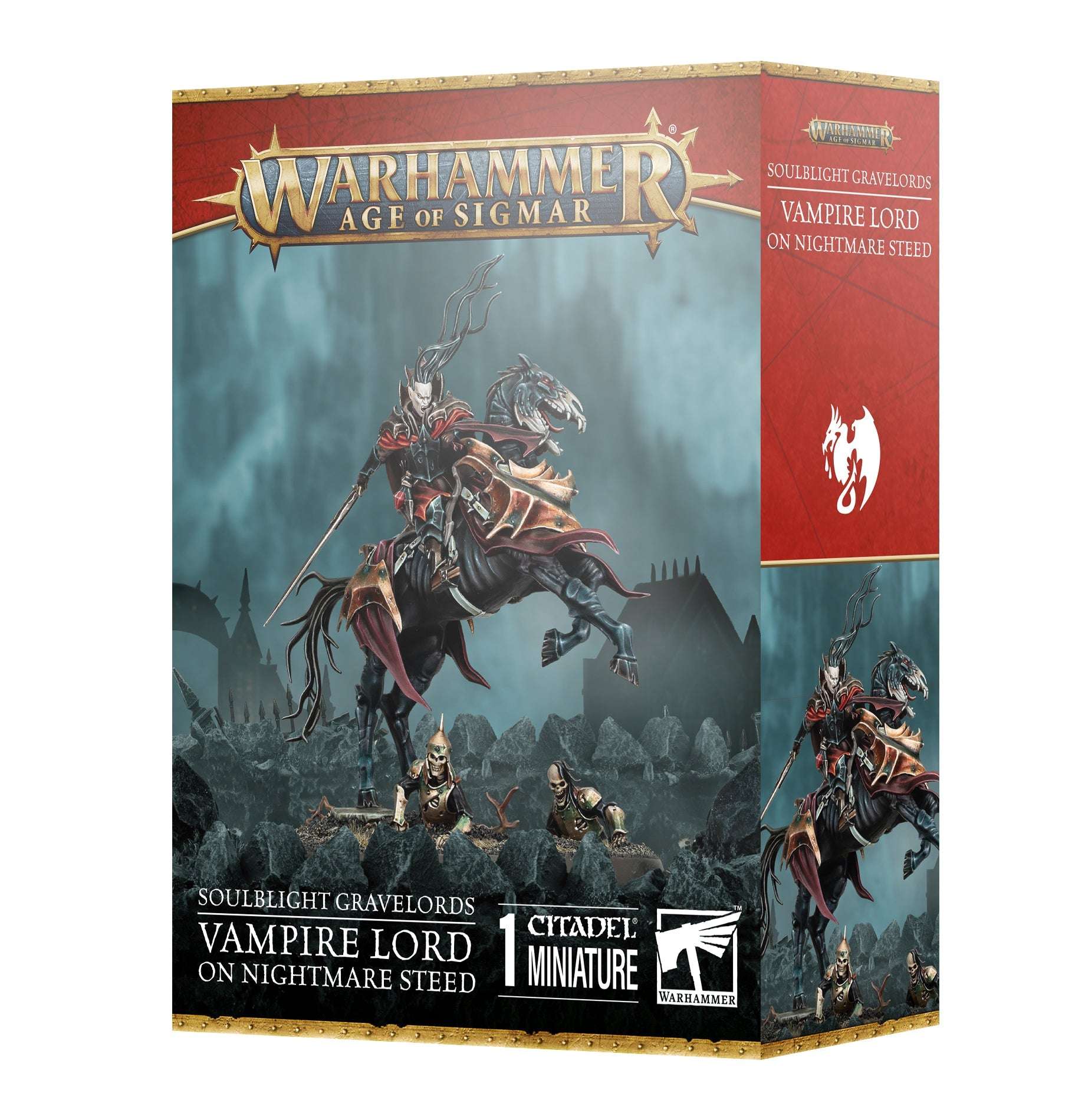 GW Models Soulblight Gravelords: Vampire Lord On Nightmare Steed 5011921226108