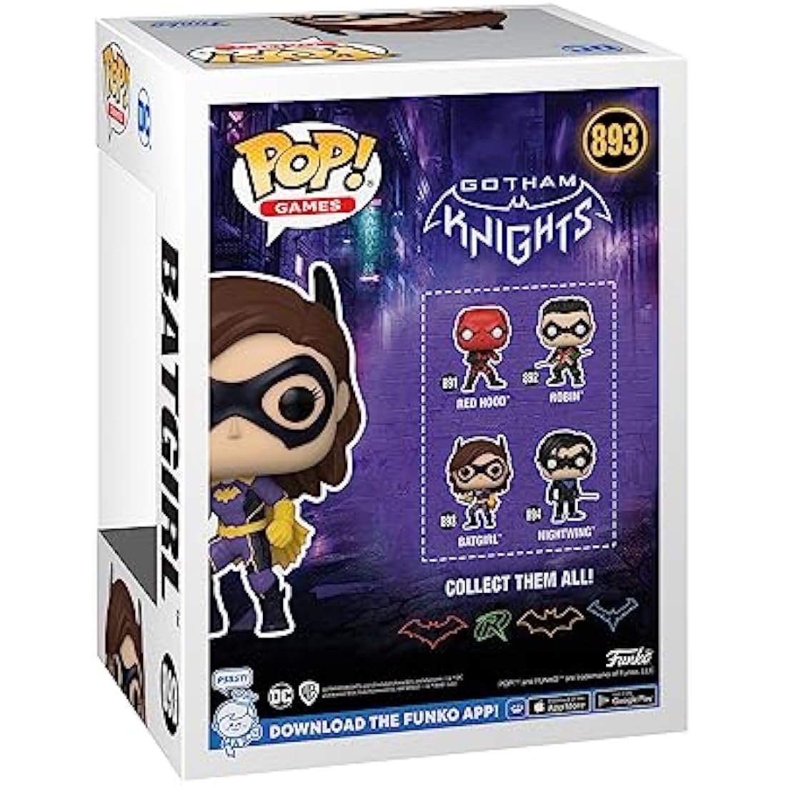 Jolof Store Chibi Characters Funko POP! Games: Gotham Knights - Batgirl - (Gwith PU) - Batman - Amazon Exclusive - Collectable Vinyl Figure - Gift Idea - Official Merchandise - Toys for Kids & Adults - Video Games Fans