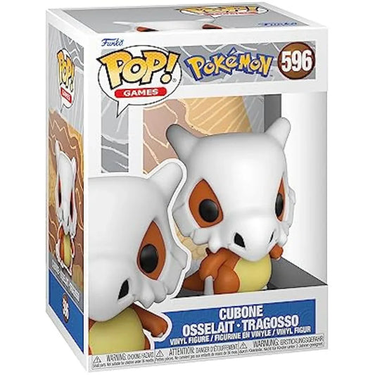 Jolof Store Chibi Characters Funko POP! Games: Pokemon - Cubone - Collectable Vinyl Figure - Gift Idea - Official Merchandise - Toys for Kids & Adults - Video Games Fans - Model Figure for Collectors and Display