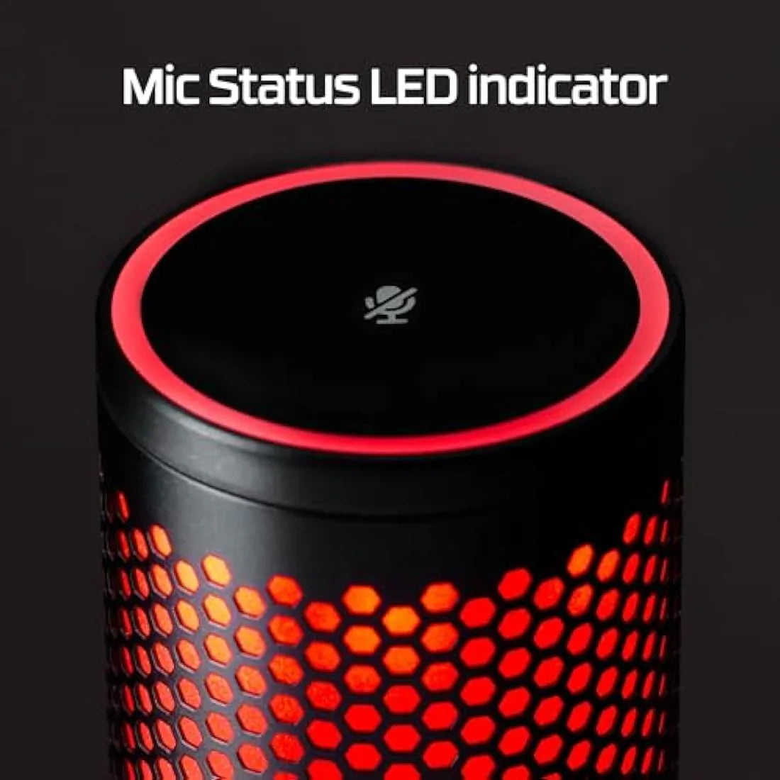 Jolof Store Computer Microphones HyperX Quadcast 2 USB Microphone for Gaming, Streaming and Podcasting | On-Board Controls | LED Lighting | Quick Release Shock Mount | Built-in Arm/Stand Mount | PC, Mac, PS5, PS4 | USB-C | Black