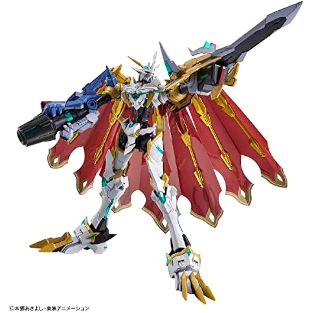 Jolof Store Figures BANDAI GUNDAM - Figure Rise Amplified Omegamon Xantibody - Model Kit,199617