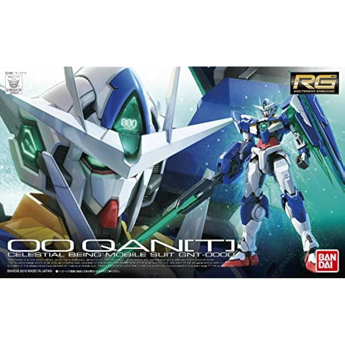 Jolof Store Figures Bandai Gundam - RG 1/144 OO QANT - Model Kit