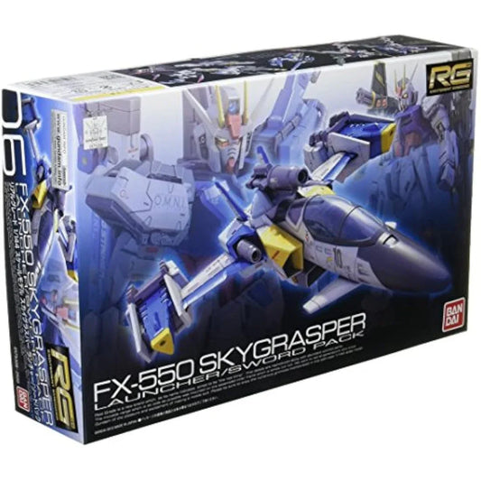 Jolof Store Figures BANDAI Hobby 2159335 RG #6 Skygrasper with Launcher/Sword Pack Gudnam Model Kit Gundam SEED Kira Yamato Gunpla, S