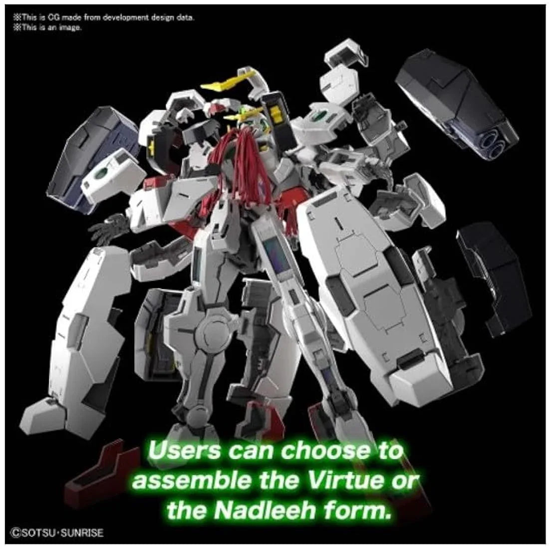 Jolof Store Figures BANDAI Hobby - Gundam 00 - Gundam Virtue, Spirits Hobby MG 1/100 Model Kit, Multi, (2553523)