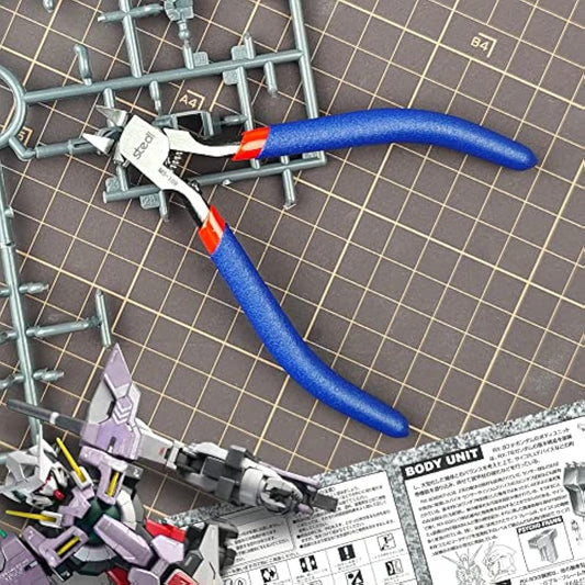 Jolof Store Model Building Tools stedi 5-inch Model Nipper, with Ultra-Thin Single-Edge and Blade Case Plastic Model Tools for Gundam Repairing Plastic Model and Fixing, Blue…