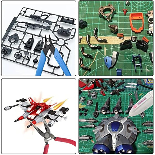 Jolof Store Model Building Tools WMYCONGCONG 62 PCS Gundam Model Tools Kit Modeler Basic Tools Hobby Building Tools Kit for Buildings Cars Airplanes Model Assemble Building Repairing and Fixing