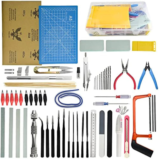 Jolof Store Model Building Tools WMYCONGCONG 62 PCS Gundam Model Tools Kit Modeler Basic Tools Hobby Building Tools Kit for Buildings Cars Airplanes Model Assemble Building Repairing and Fixing