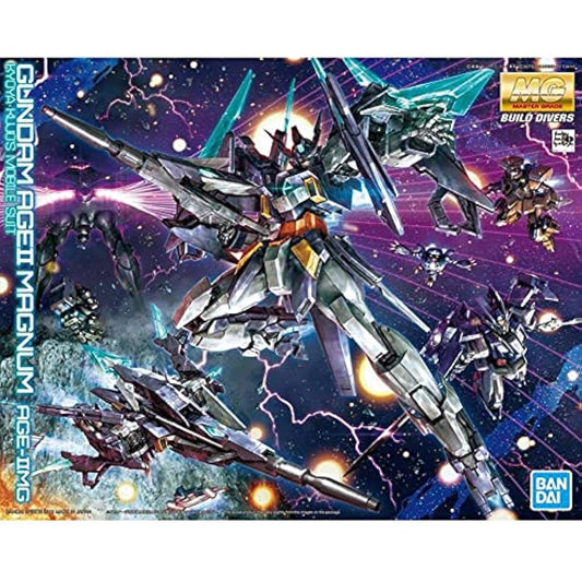 Jolof Store Robot Kits GUNDAM - MG 1/100 AGE-IIMG Age II Magnum Gundam - Model Kit, Bandai MG