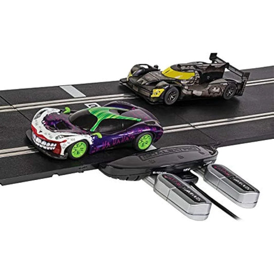 Jolof Store Slot Cars Scalextric Spark Plug - Batman vs Joker Slot Car Racing Set