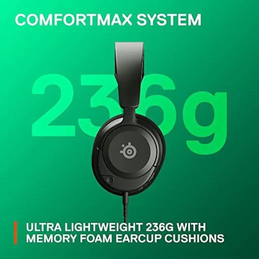 Jolof Store SteelSeries Arctis Nova 1X Xbox Series X/S Gaming Headset - Hi-Fi Drivers - 360° Spatial Audio - AirWeave Memory Foam Ear Cushions - Lightweight - Also compatible with PC, PS5, PS4 - Black