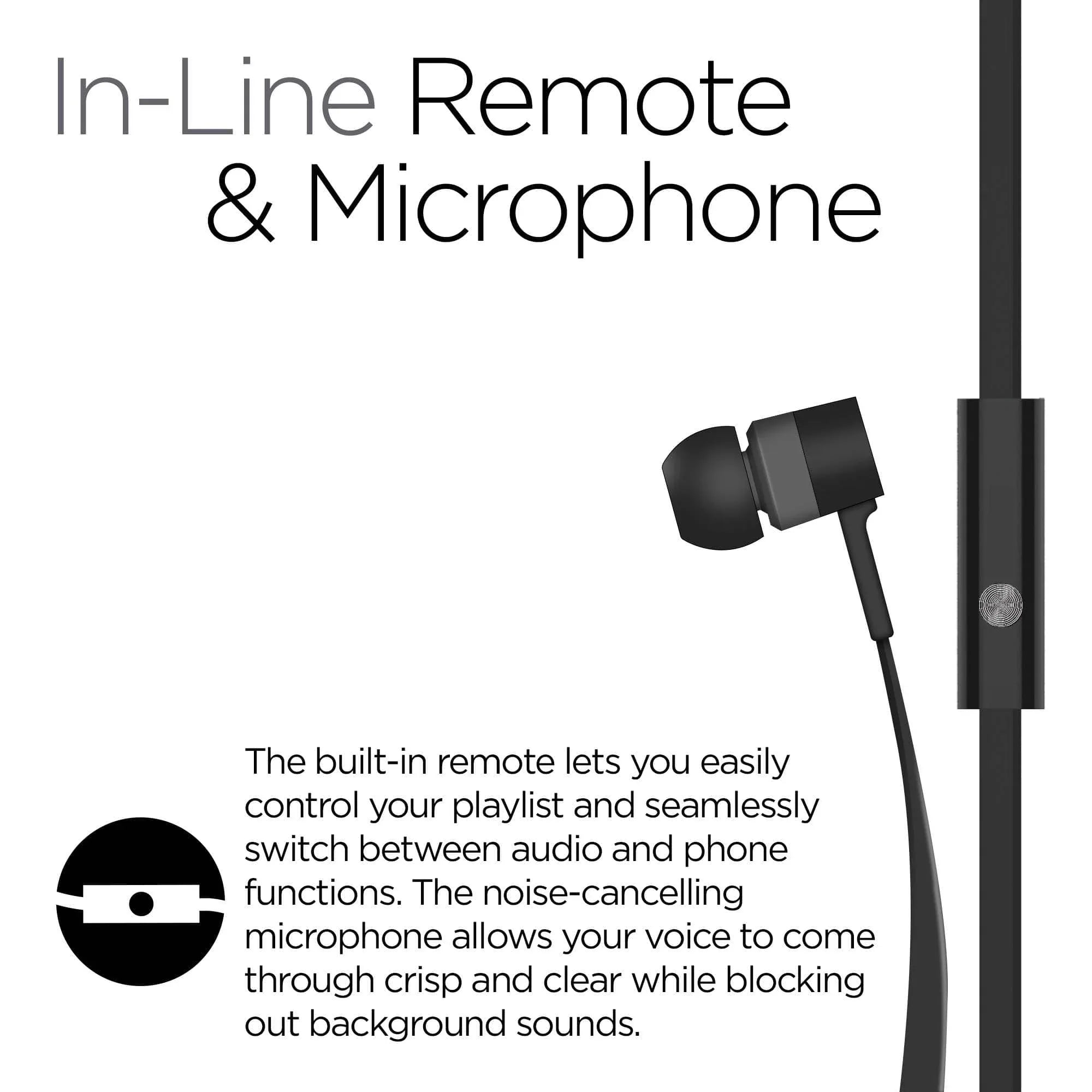 JupiterGear Home HyperGear Low Ryder Earphones with Mic 3.5mm