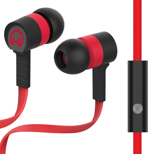 JupiterGear Home HyperGear Low Ryder Earphones with Mic 3.5mm