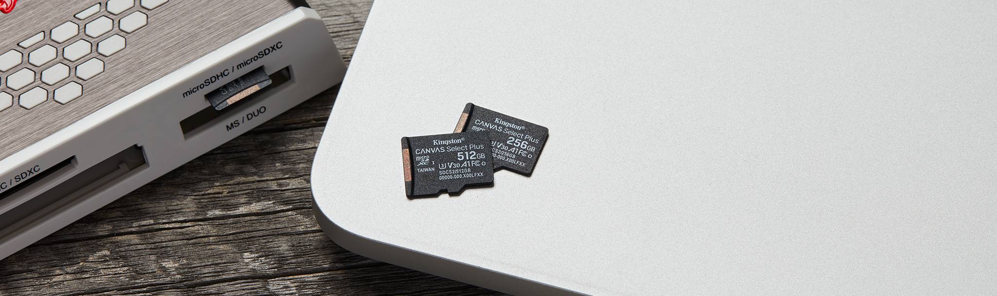 Kingston Canvas Select Plus Micro SD Card with SD Adapter, Class 10 up to 512 GB