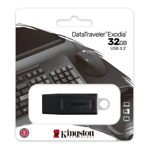 32GB Kingston DataTraveler Exodia USB 3.2 Gen 1 Memory Pen - 32GB to 256GB 740617309720