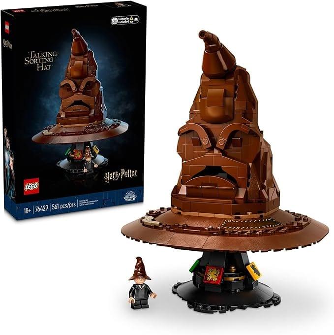 Lego LEGO Harry Potter Talking Sorting Hat, Harry Potter Hogwarts Hat with Sounds