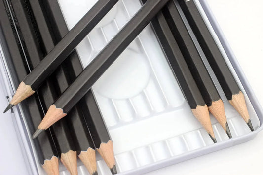 Liquidraw Liquidraw Drawing Pencils Set of 12, Graded Pencils For Artists, Sketching, Art, Sketch (8B-2H) Graphite Hard & Soft Pencil Set