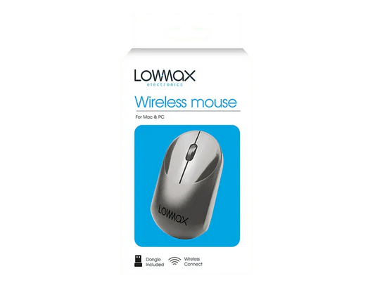 LMT-UK Mice Black Wireless Computer Mouse - 5056283865312