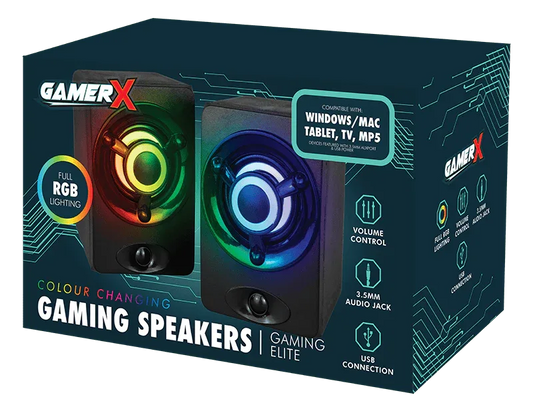 LMT-UK speakers LED Gaming Speakers - 5056283861406