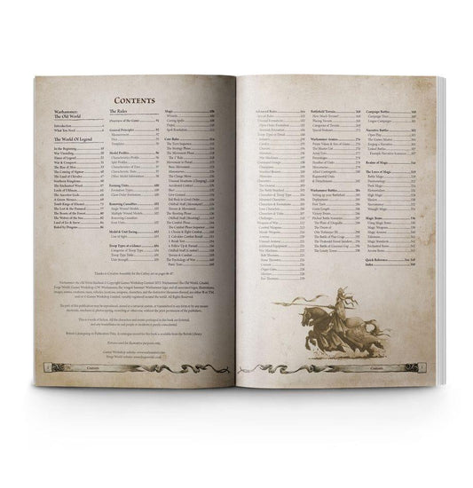 Loaded Dice Books Warhammer: The Old World Rulebook