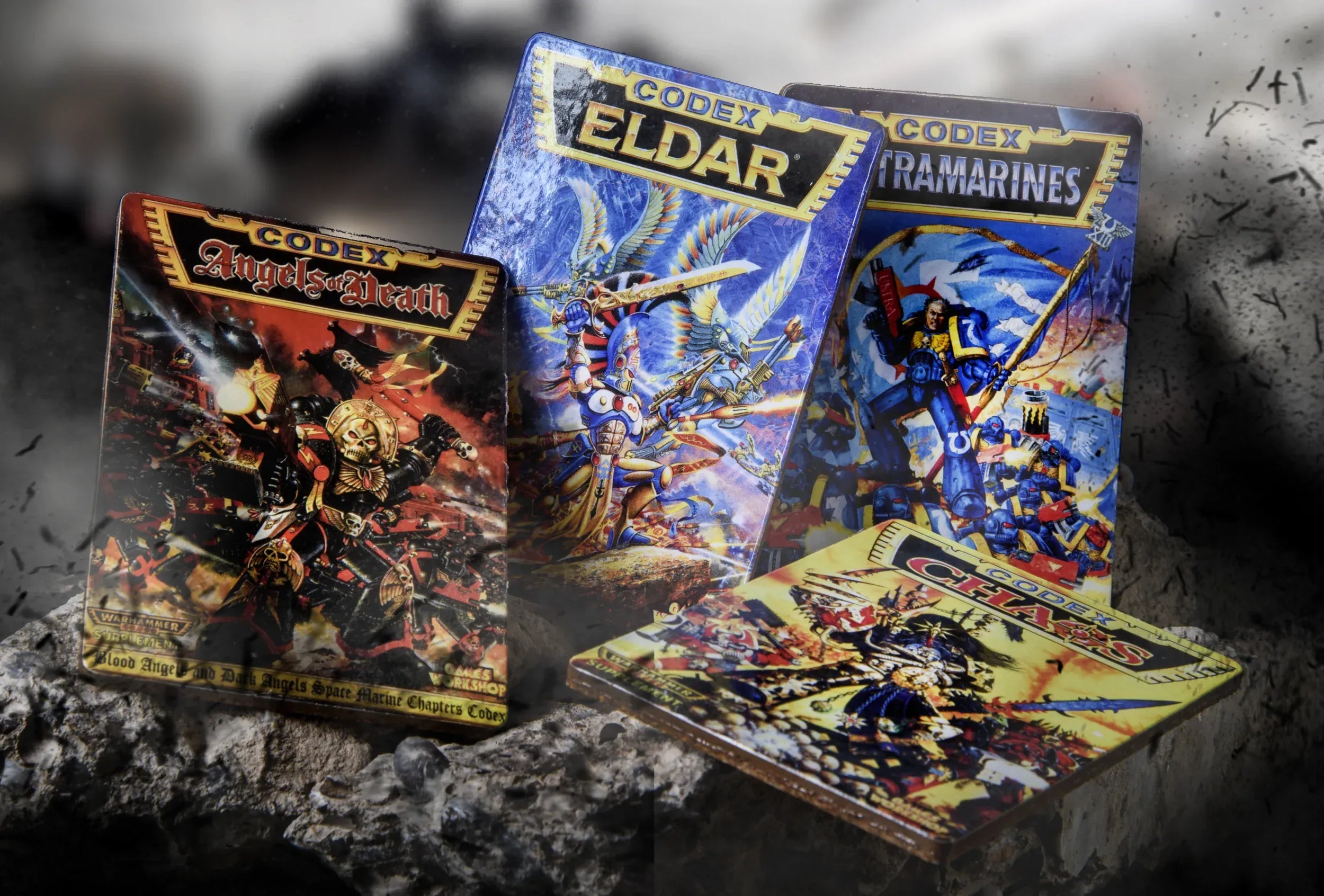 Loaded Dice Collectibles Warhammer 40000: Second Edition Codex Coasters