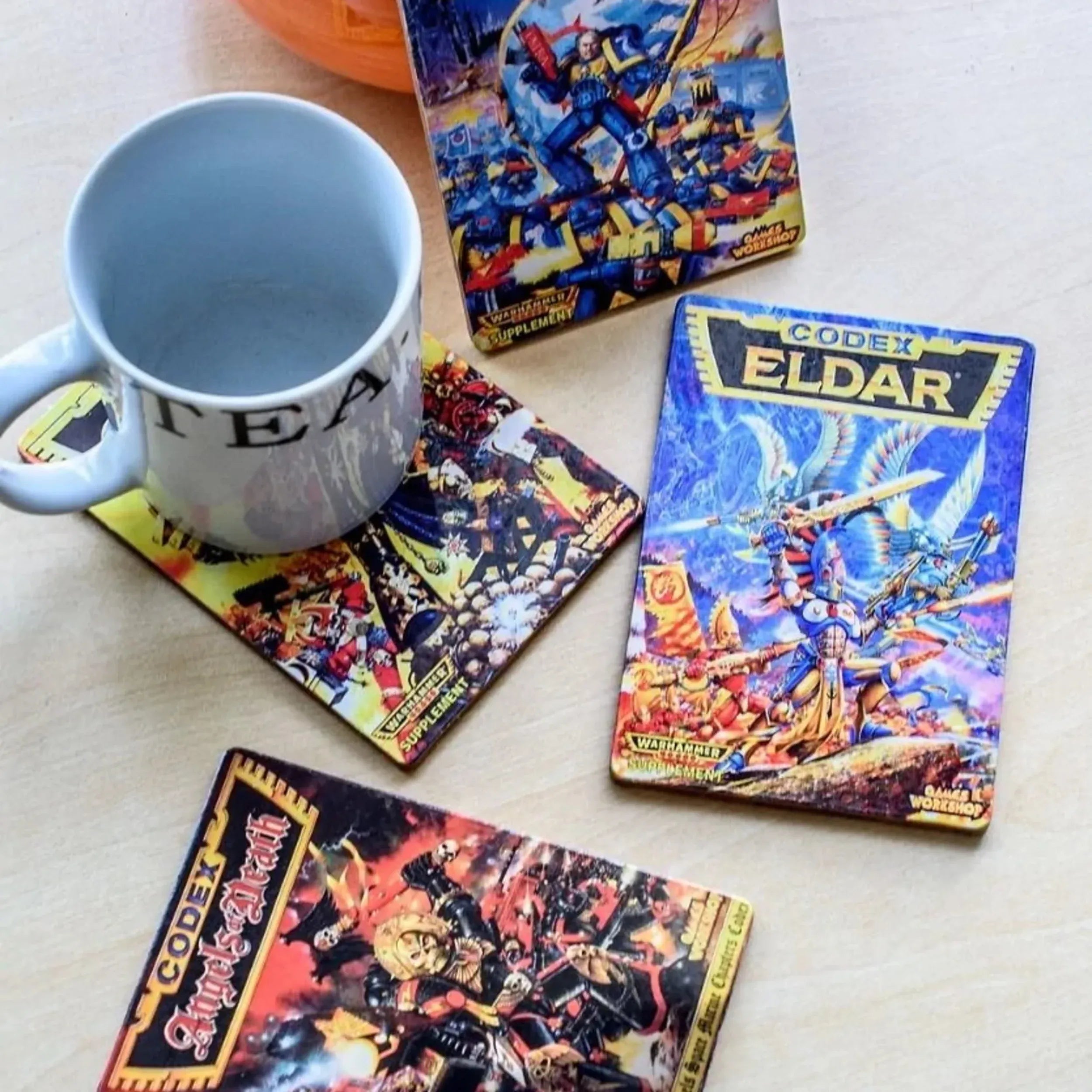 Loaded Dice Collectibles Warhammer 40000: Second Edition Codex Coasters